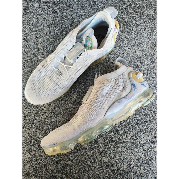 Nike Air VaporMax 2020 Flyknit Oatmeal M Size 10.5 - Picture 1 of 7
